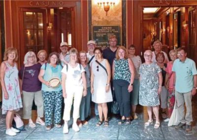 Einblick in die prachtvolle Architektur des Casinos